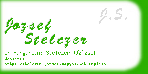 jozsef stelczer business card